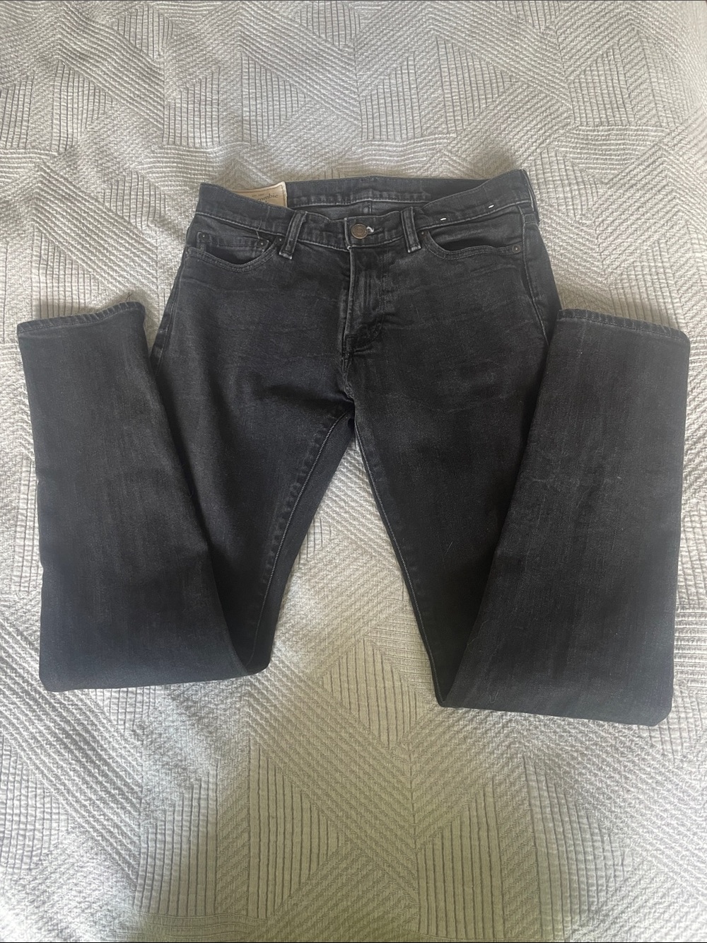 A&F Black denim jeans, 30x32